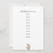 Pastel Poppy Waterverf Wedding Save the Date Kaart (Achterkant)