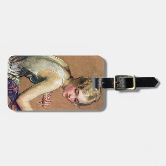 Pastel Portrait Bagagelabel (Voorkant horizontaal)