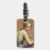 Pastel Portrait Bagagelabel (Voorkant verticaal)