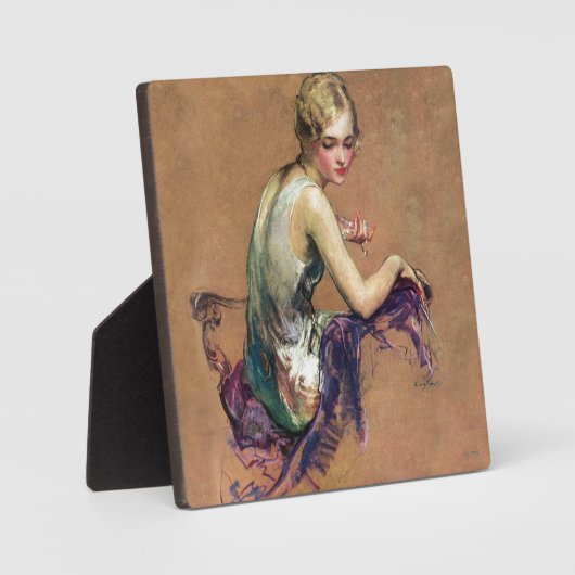 Pastel Portrait Fotoplaat (Voorkant)