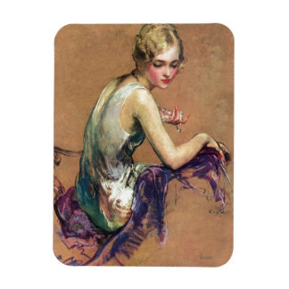 Pastel Portrait Magneet