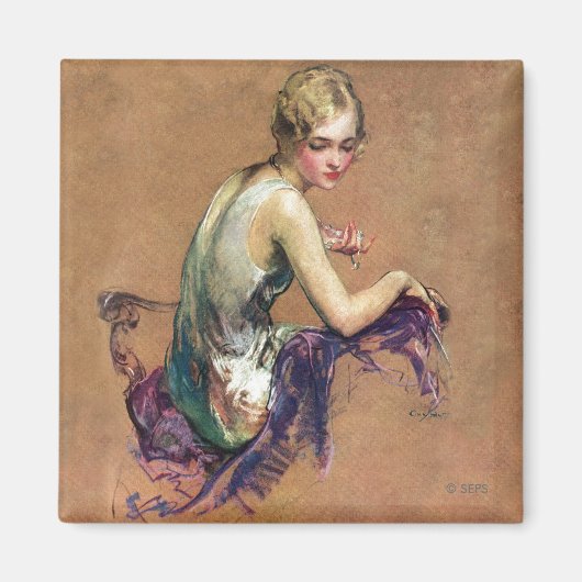 Pastel Portrait Magneet (Voorkant)