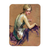 Pastel Portrait Magneet (Verticaal)