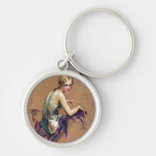 Pastel Portrait Sleutelhanger (Voorkant)