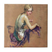 Pastel Portrait Tegeltje (Voorkant)