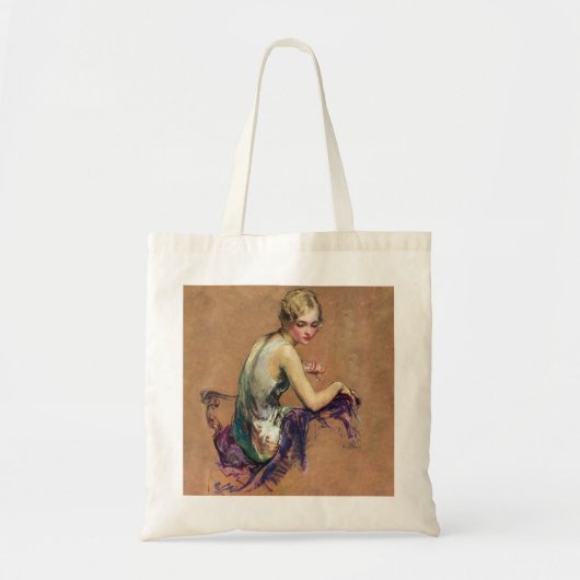 Pastel Portrait Tote Bag (Voorkant)