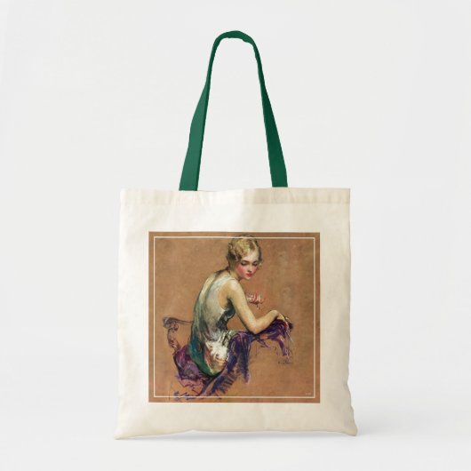 Pastel Portrait Tote Bag (Voorkant)