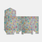 Pastel Posie Bloemen Favor Doos Bedankdoosjes (Uitgevouwen)