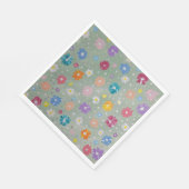 Pastel Posie Floral Party Servetten (Hoek)