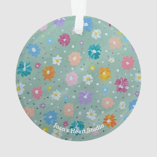 Pastel Posie Ornaments Ornament (achterkant)