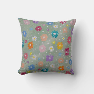 Pastel Posie-Sierkussen Kussen