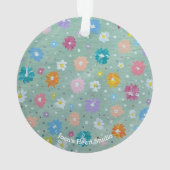 Pastel Posie-versieringen Ornament (achterkant)
