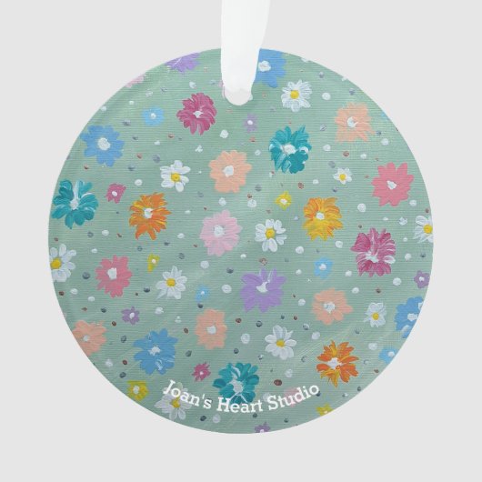 Pastel Posie-versieringen Ornament (voorkant)