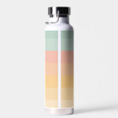 Pastel positieve quote Doe wat je gelukkig maakt Waterfles (Rechts)