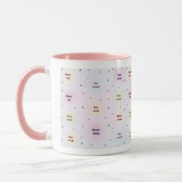 Pastel Positive Affirmations Pattern Mok