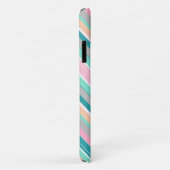Pastel Positive Vibes Stripes iPhone 11 Hoesje (Achterkant/rechts)