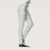 Pastel Preppy Madras Patchwork Style Pset Tartan Leggings (Rechts)