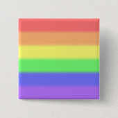 Pastel Pride Gay Pin Vierkante Button 5,1 Cm (Voorkant)