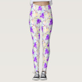  Pastel Princess Eenhoorn met Golden Shoes Leggings (Voorkant)