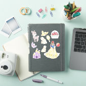 Pastel Princess sneeuwy-sticker Sticker (iPad Cover)