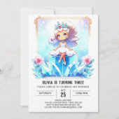 Pastel Princess Verjaardag Kaart (Voorkant)