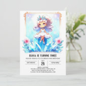 Pastel Princess Verjaardag Kaart (Staand voorkant)