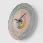 Pastel Prism: Rainbow Color Wielen Grote Klok (Hoek)