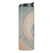 Pastel Prism: Rainbow Color Wielen Thermosbeker (Gedraaid links)