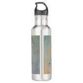 Pastel Prism: Rainbow Color Wielen Waterfles (Achterkant)