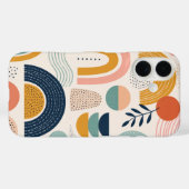 Pastel Prisma Boog Abstract Oppervlak Patroon Case-Mate iPhone Case (Achterkant (horizontaal))