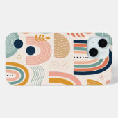 Pastel Prisma Boog Abstract Oppervlaktepatroon Case-Mate iPhone Case (Achterkant (horizontaal))