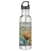 Pastel Protea Droom: Elegante Bloemen