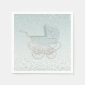 Pastel Pset Baby shower Paper Napkins Servet (Voorkant)