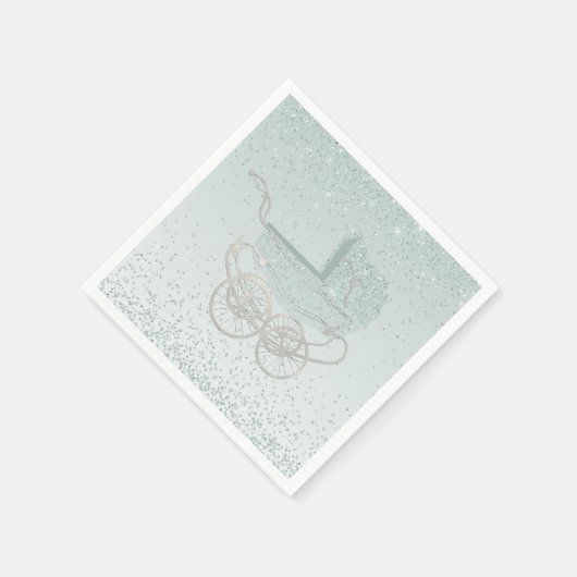 Pastel Pset Baby shower Paper Napkins Servet (Hoek)