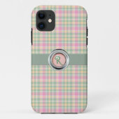 Pastel Pset Monogram iPhone 5 Hoesje (Achterkant)