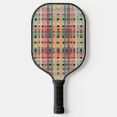 Pastel Pset Pattern Pickleball Paddle (Voorkant)