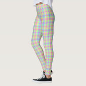 Pastel Pset Yellow Blue Pink Green Paars Leggings (Links)
