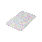 Pastel Psychedelic Glas in lood Abstract Badmat (Gekanteld)