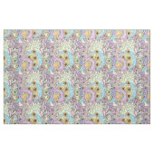 pastel psychedelic op roze stof (Fat Quarter)