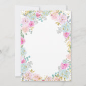 Pastel Pumpkin-Baby shower Kaart (Achterkant)