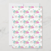 Pastel Pumpkin Confetti Baby shower Kaart (Achterkant)