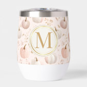 Pastel Pumpkin Monogram – Gepersonaliseerd Initiaa (Voorkant)