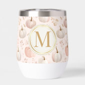 Pastel Pumpkin Monogram – Gepersonaliseerd Initiaa (Achterkant)