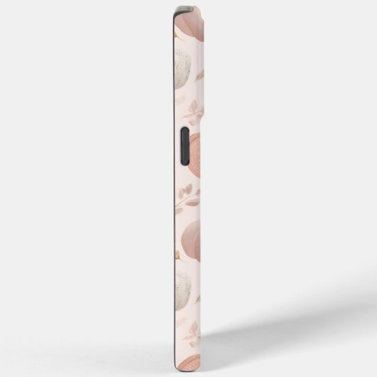 Pastel Pumpkin Monogram – Gepersonaliseerd Initiaa Case-Mate iPhone Case (Achterkant / Rechts)