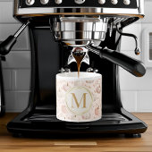 Pastel Pumpkin Monogram – Gepersonaliseerd Initiaa Espresso Kop