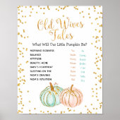 Pastel Pumpkin Old Wives Tales Poster (Voorkant)