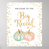 Pastel Pumpkin Welkom bij Big Reopenbaars Poster (Voorkant)