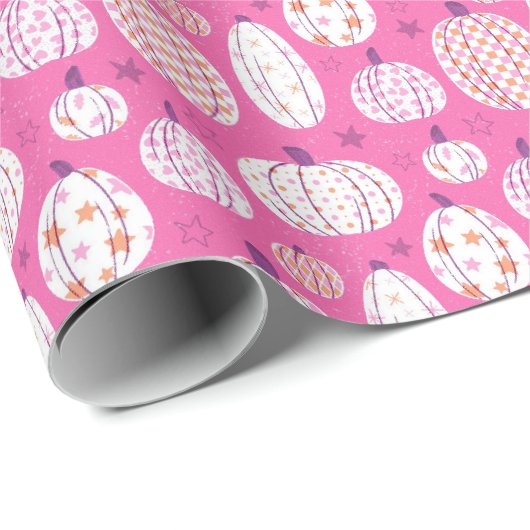 Pastel Pumpkins Cadeaupapier (Rol Hoek)