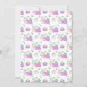 Pastel Pumpkins Confetti Sweet Sixteen Kaart (Achterkant)