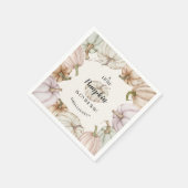 Pastel Pumpkins Neutraal Baby shower Servet (Hoek)